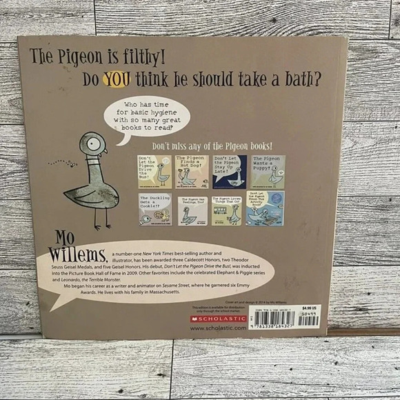 The Pigeon Needs A Bath By Mo Willems ~ Paperback - 9781338184327 - Picture 2 of 6